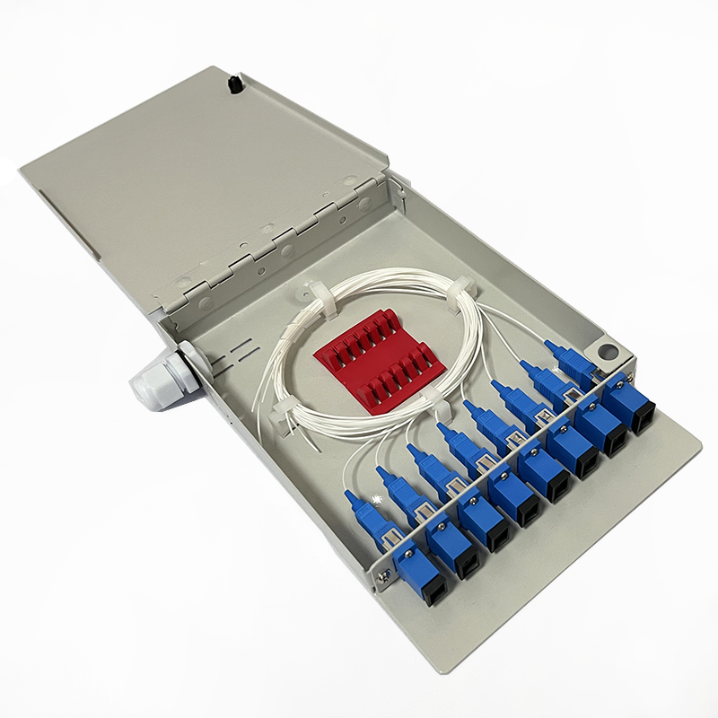 FTTH Metal 8 port Fiber Optic Terminal Box outdoor