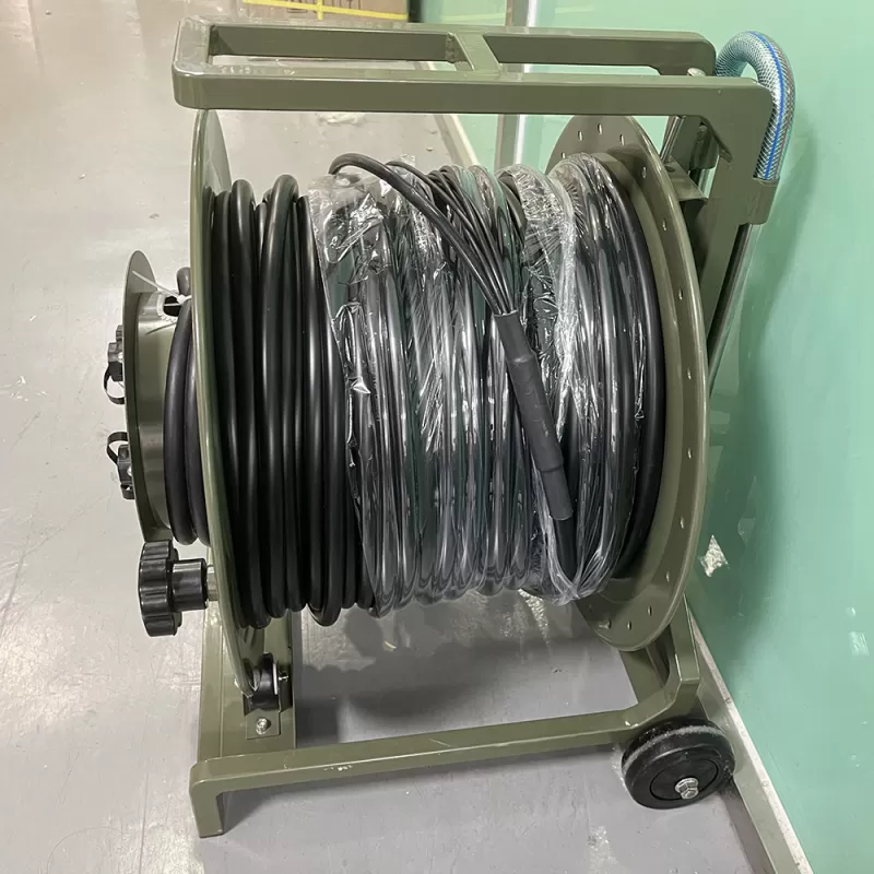 Tactical Fiber Optic cable Reel