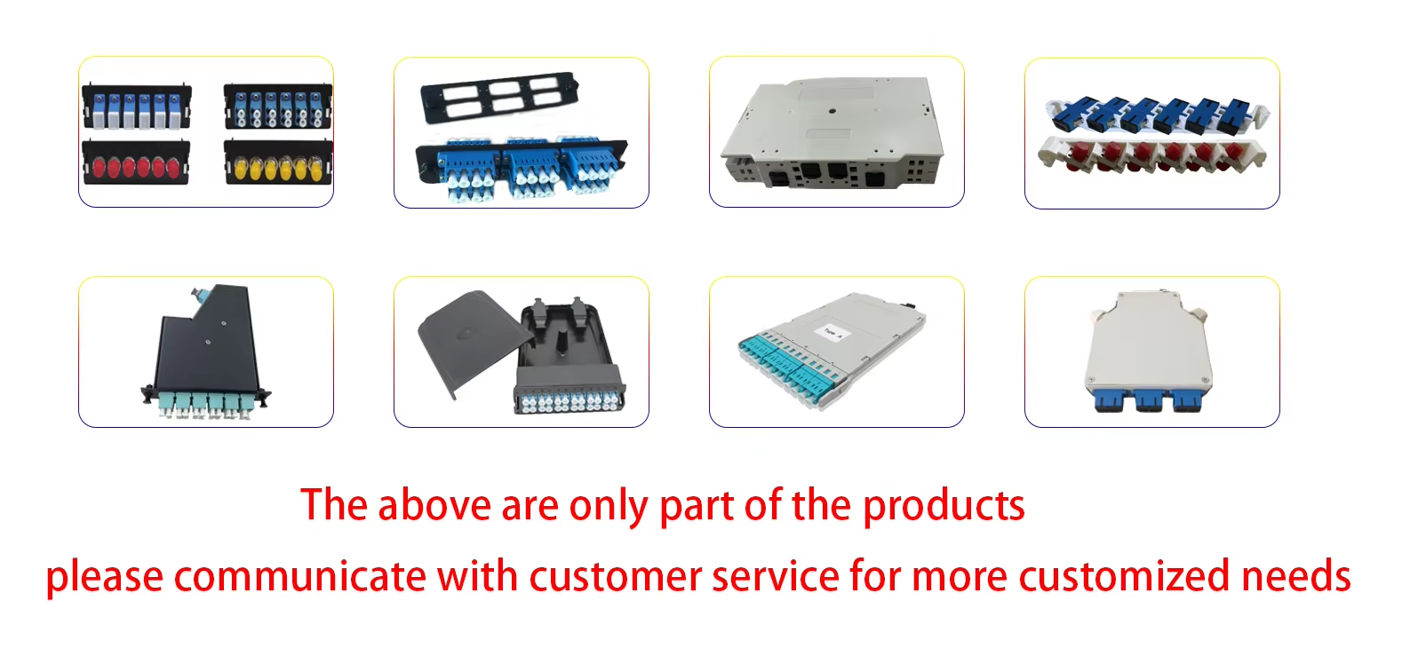 MTP MPO Rack Mount Fiber Optic Patch Panel with MPO Cassette Modules