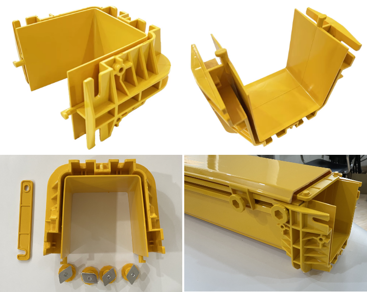 Wire Conduit Trunking Fitting PVC Coupling for Connecting Optical Cable Tray Sections Connecting element