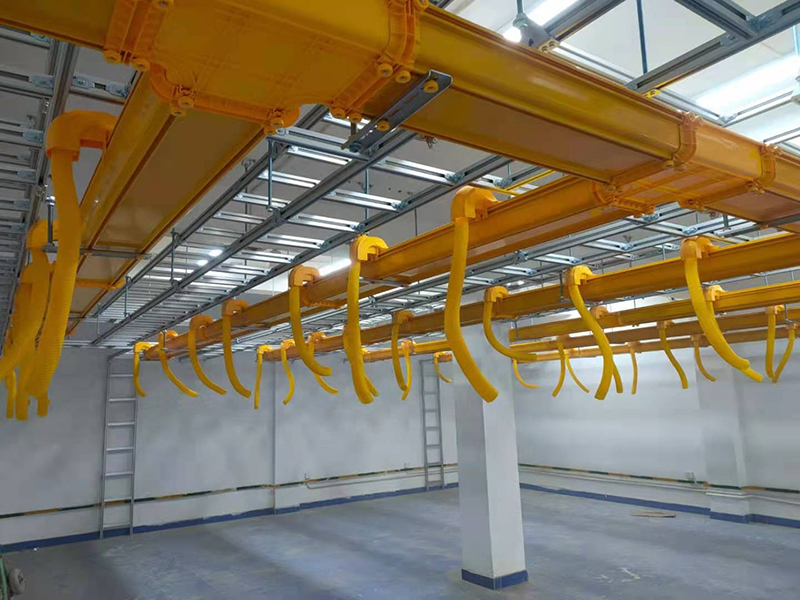 Yellow PVC Material Fiber Cable Raceway Trunking for Cable Management