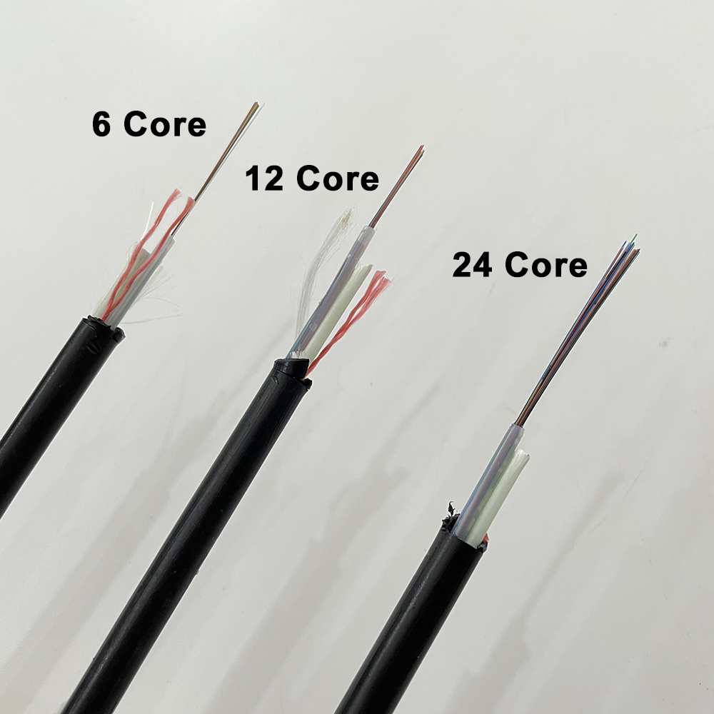 6 Core Mini All Dielectric Self Supporting Aerial ASU ADSS Fiber Optic Cable