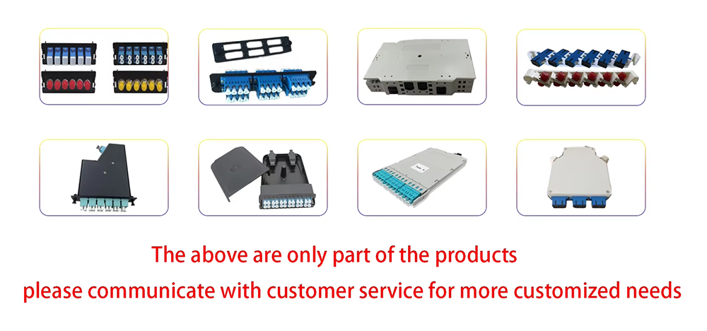6U 336 Core MTP MPO Fiber Optic Patch Panel ODF With 14pcs OM3 MPO to LC Cassettes for Data Center