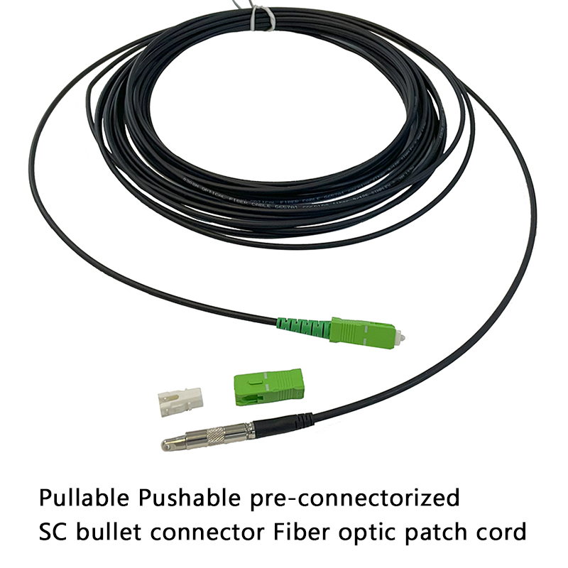 Convenient Installation Indoor outdoor FTTH Fiber Optic drop cable patch cord SC/APC Patch cable jumper
