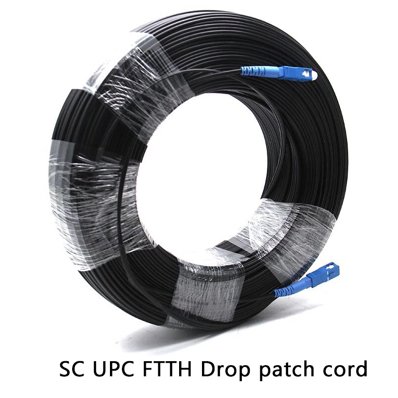 Convenient Installation Indoor outdoor FTTH Fiber Optic drop cable patch cord SC/APC Patch cable jumper