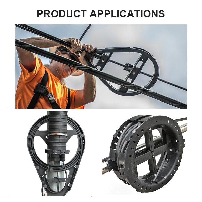 Aerial Optical Fiber Cable Storage Unit Bracket Adss Fiber optic cable Storage Box