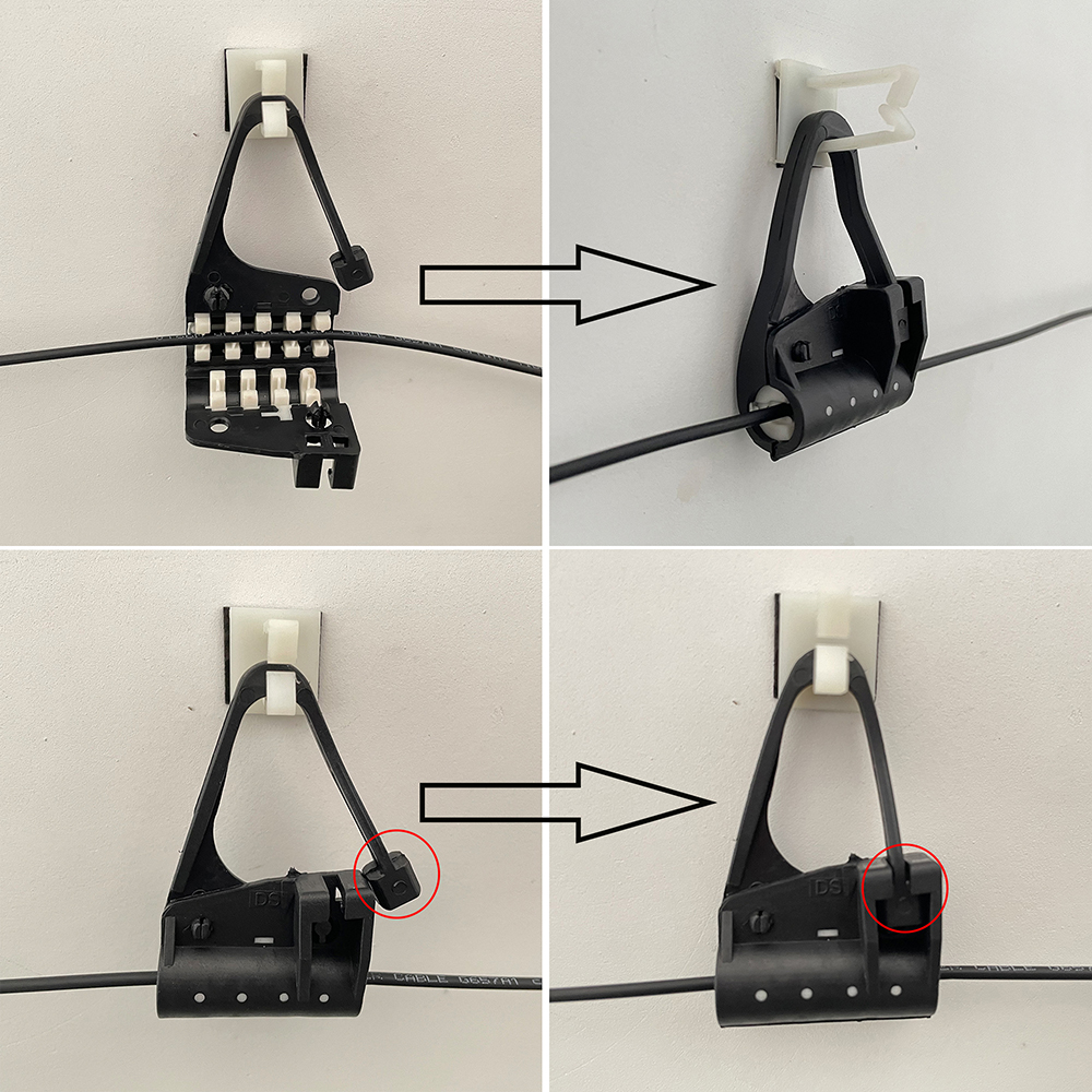 Self Supporting Fiber Optic Drop Cable Suspension Tension Clamp