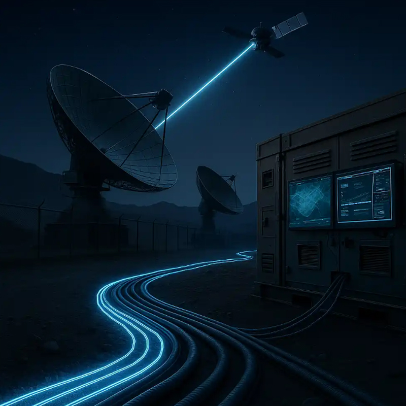 Spiral Armored Military Tactical Fiber Optic Cable