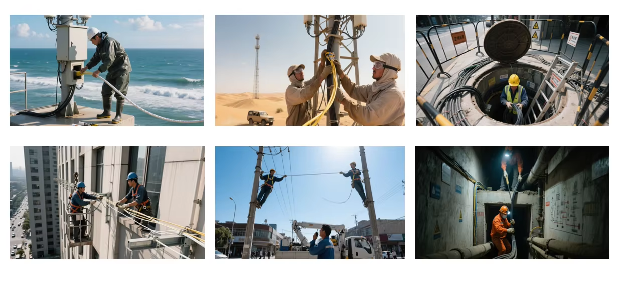 Aluminum Tape Armored Fiber Optic Cable