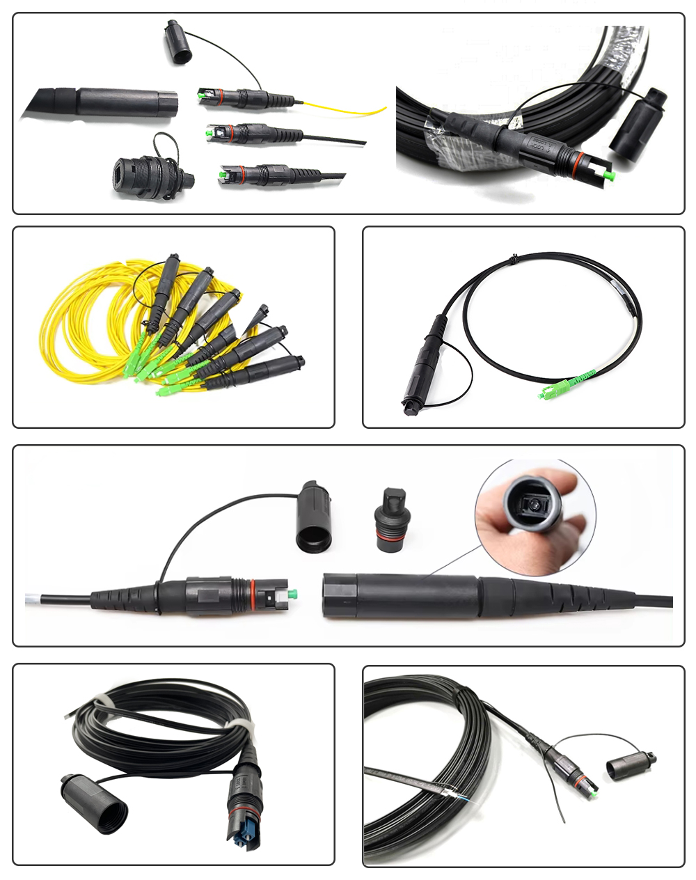 FTTA Corning OptiTap Compatible Waterproof Patch Cord | Field-Terminable, Tunable