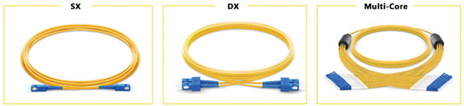 Fiber Patch Cable Customized OS2 Single Mode LC/SC/FC/ST Simplex Fiber Optic Patch Cord