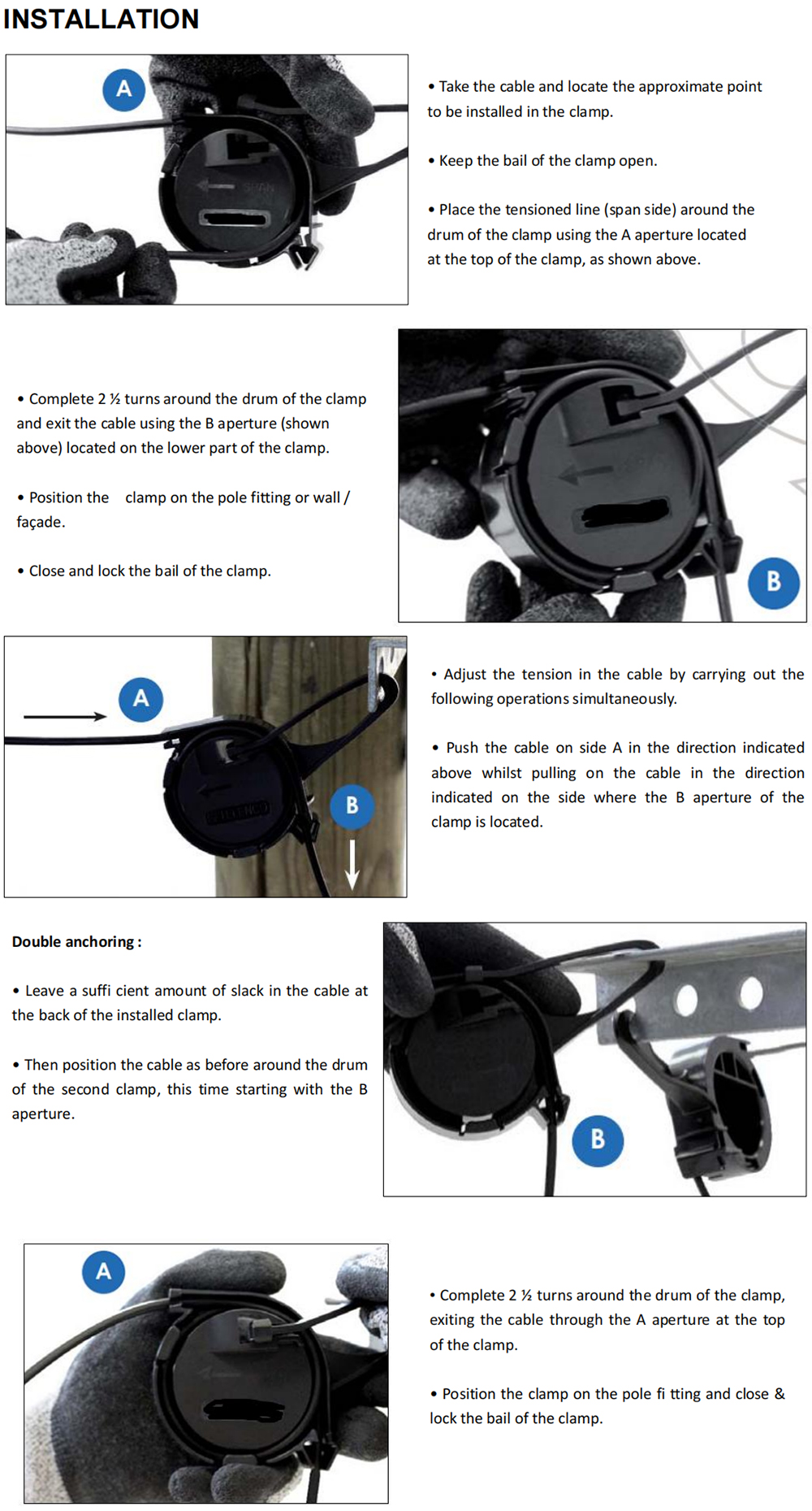 FTTH Drop Cable Anchor Clamp Fiber Optic Drop Cable Suspension Clamp