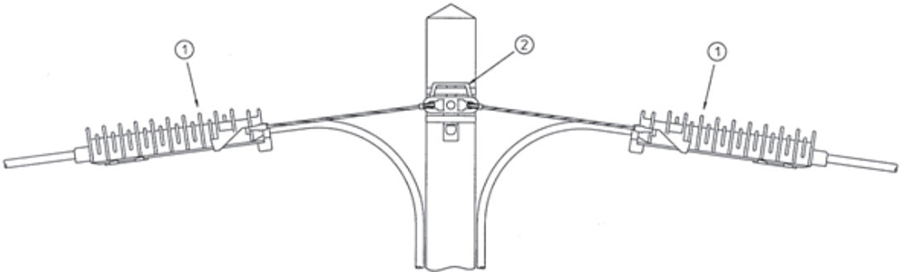 ADSS Aerial Fiber Cable Thermoplastic Anchor Clamps