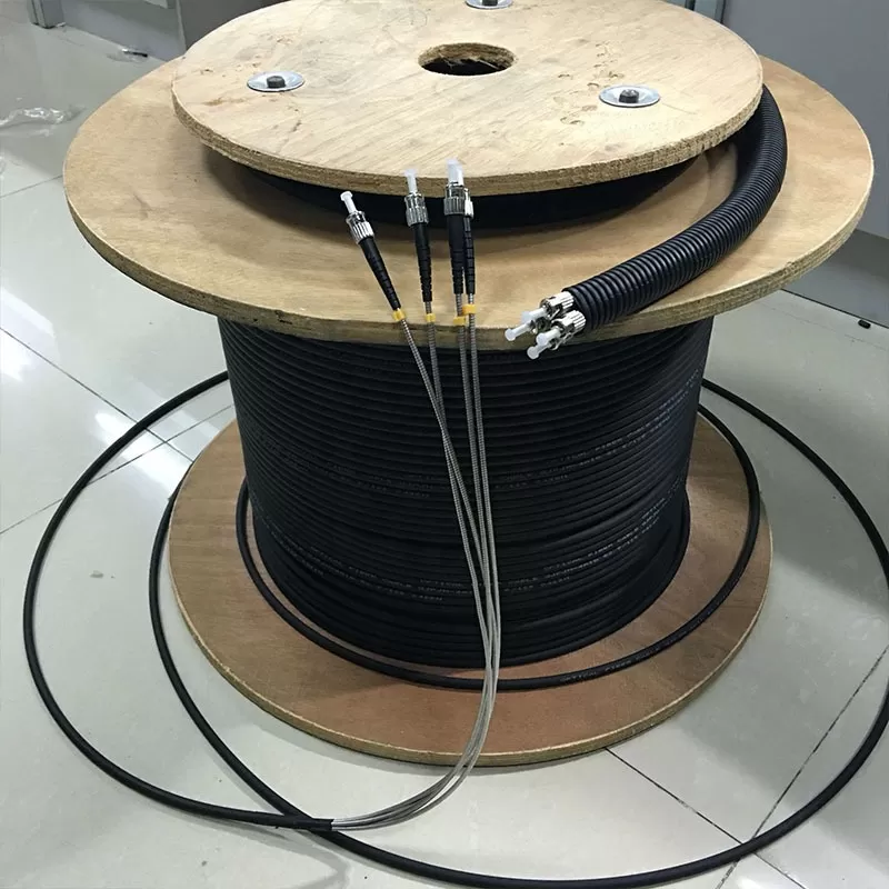 2 Core 4 Core Tight Buffer Armored Cable Ftta Base Station CPRI RRU RRH Outdoor Patch Cord Cable