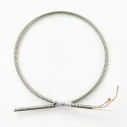 FTTH G652D Hybrid Cable 6 Core 2 Copper Electric Fiber Cable Armour Tubing Cable without Sheath