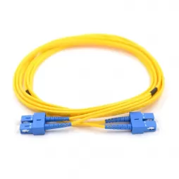 SC UPC to SC UPC 9/125μm Singlemode Duplex OS2 Fiber Optic Patch Cable