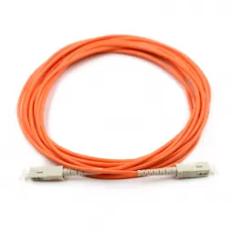 SC UPC to SC UPC 62.5/125μm Multimode Simplex OM1 Fiber Optic Patch Cable