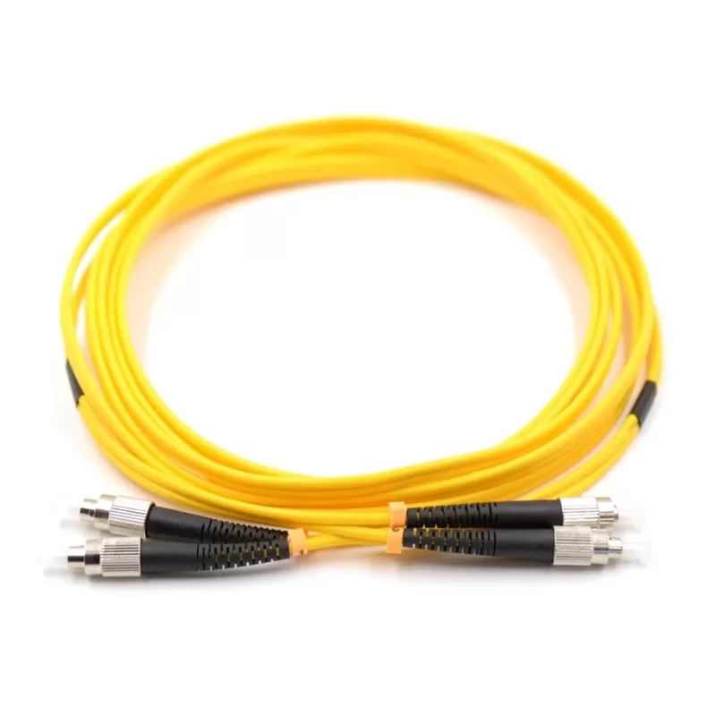 FC UPC to FC UPC 9/125μm OS2 Singlemode Duplex Fiber Optic Patch Cable