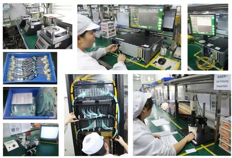 MPO APC to LC UPC fiber optic Patch Cord