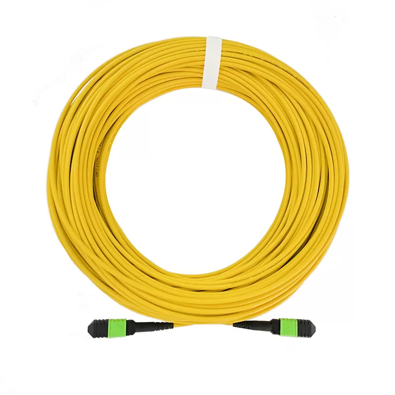 MPO APC fiber optic patch cord OS2 Female to Male Singlemode