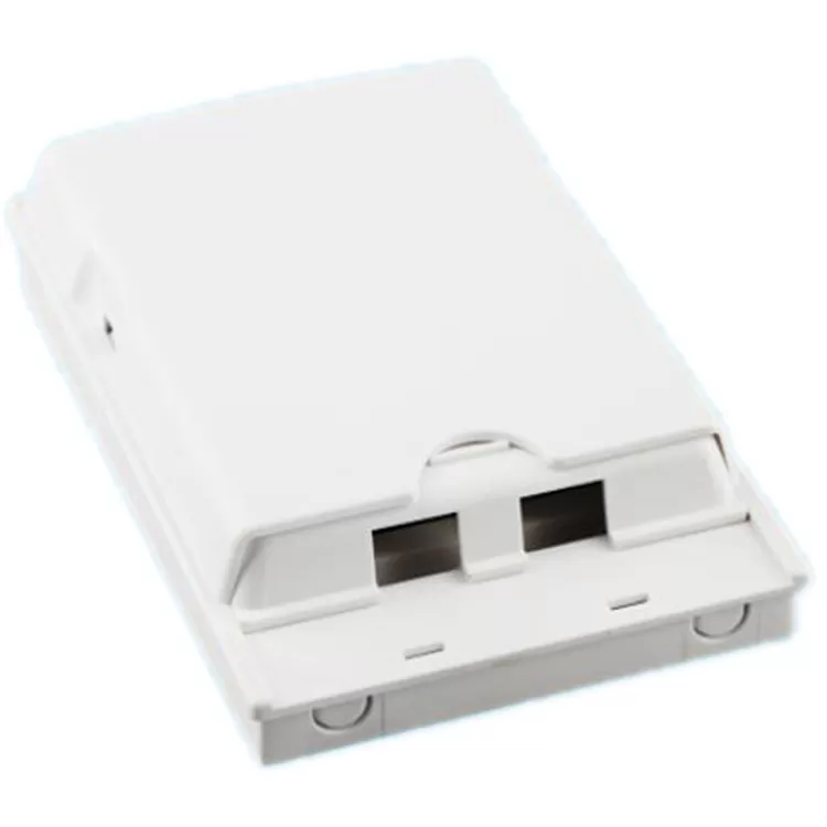 2 Port FTTH Fiber Optic terminal box Faceplate