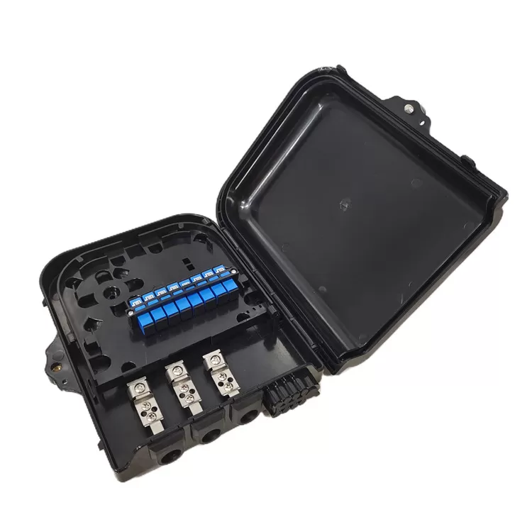 8 Port FTTH Optical Fiber Termination Box for 1:8 plc Splitter