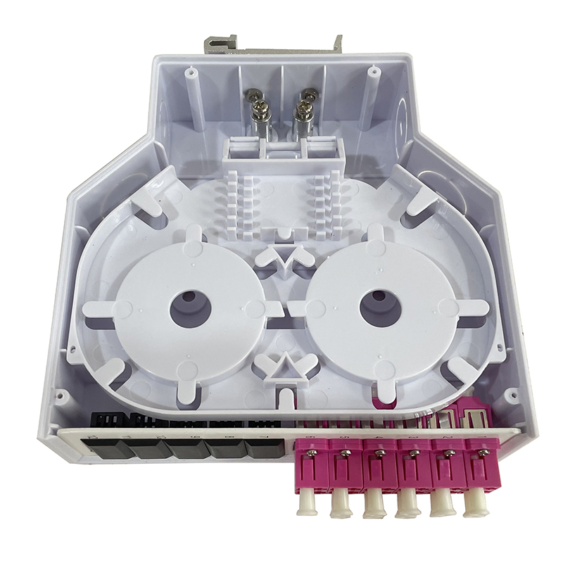 12 core Plastic DIN Rail fiber optic termination box