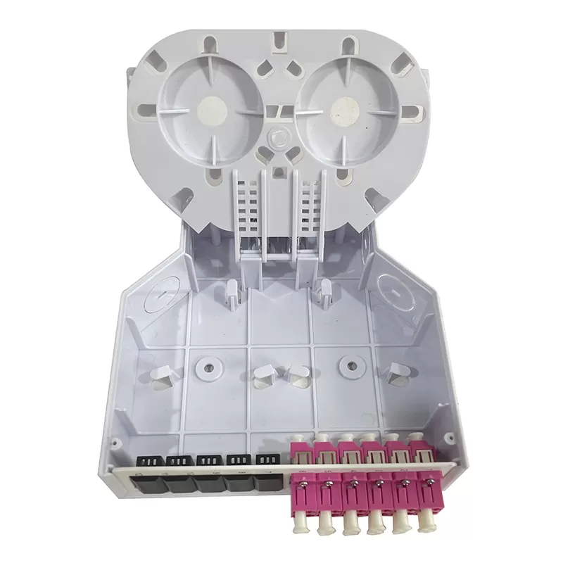 12 core fiber optic termination box