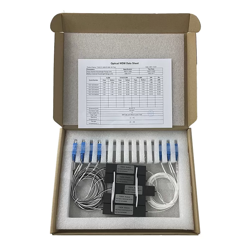 3 Channel Isolation fwdm module SC UPC connector