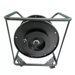 Metal Trolley Type Optical Fiber Cable Reel 500tf with Pulley Brake
