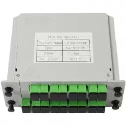 1x16 PLC Splitter Fiber Optic splitter Cassette