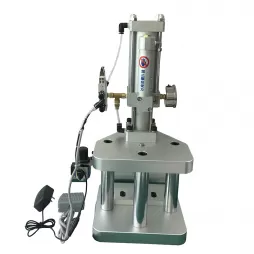 Vertical Pneumatic Optical fiber Crimper Manual Fiber Optic Crimping Machine