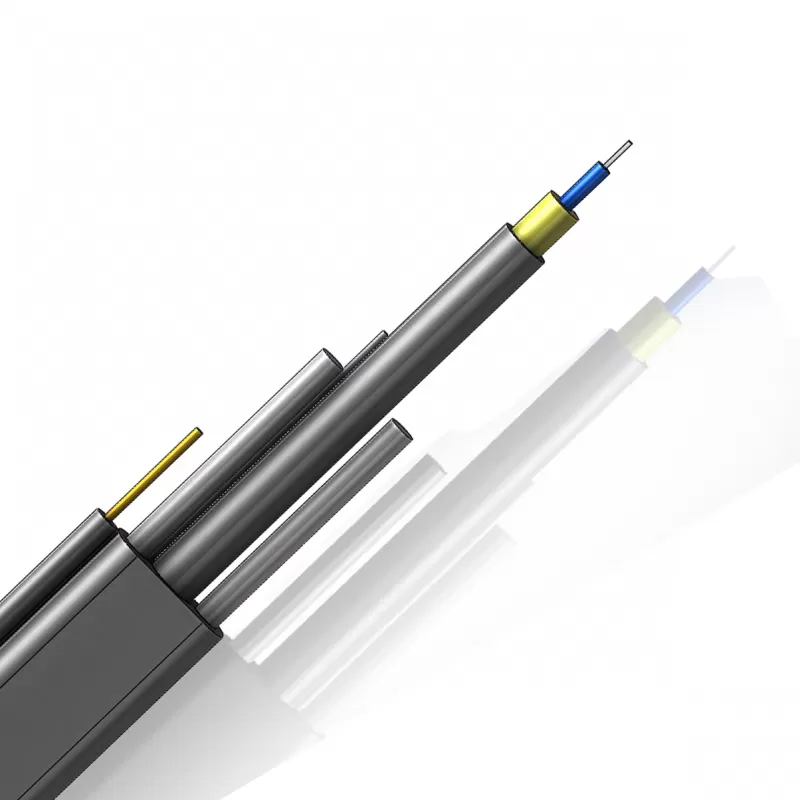 FTTH Toneable Mini LT Flat Drop Fiber Optic Cable