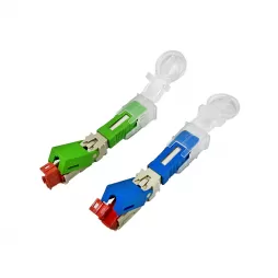 FTTH Metal V-groove Sc Apc Fast Connector Fiber Optic Sc Upc Quick Connector Telecommunications