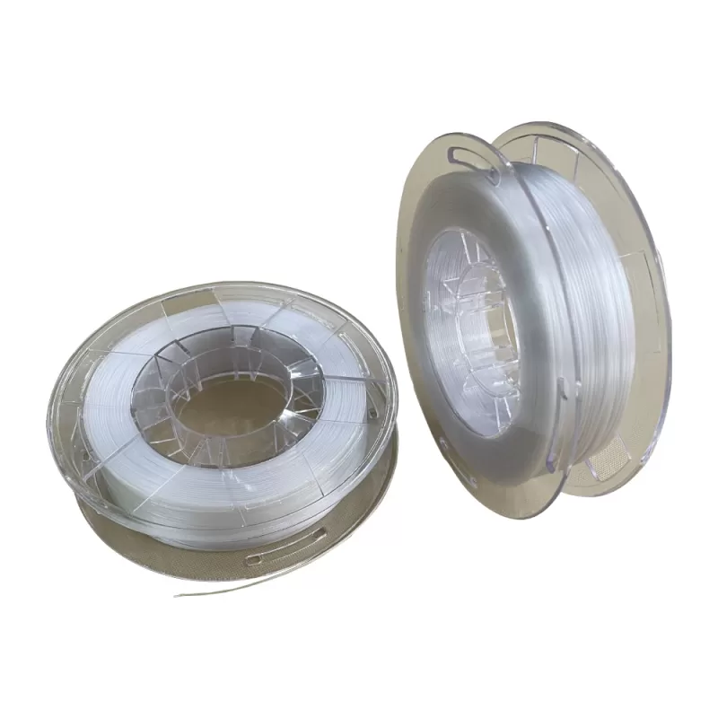 0.9mm non-adhesive Invisible transparent bare Optical Fiber cable for Indoor FTTR installation