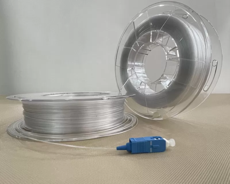 Invisible fiber cable