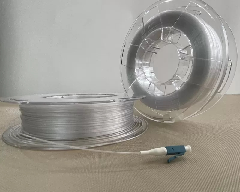 Invisible fiber cable