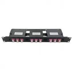 12 24 36 Port MTP MPO Rack Mount Fiber Optic Patch Panel with MPO Cassette Modules