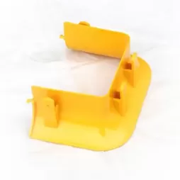 300mm Yellow PVC Material Fiber Cable Tray FastLock Coupler For Cable Management