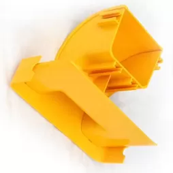 300mm Yellow PVC Material Fiber Cable Trey Cable Management Drop