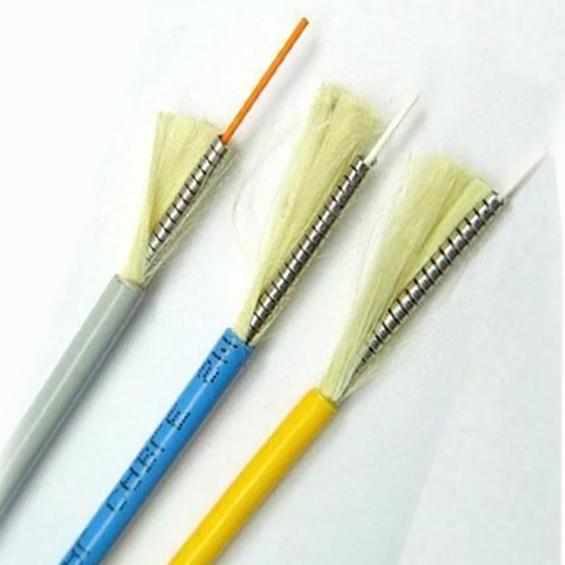 Armored Fiber optic patch cord Single Mode G.652D SC/APC to SC/APC (standard) Simplex 3.0mm LSZH jacket