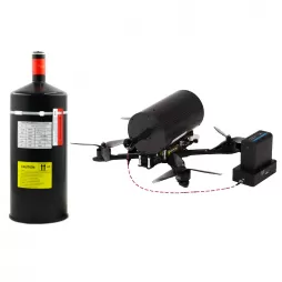 Drone FPV Fiber Optic Relay Extender module 5 10 15 20 30 km distance Anti-interference sky to ground station