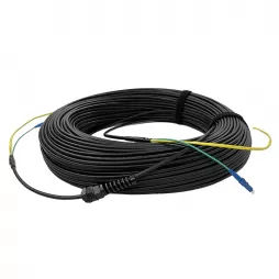 LC UPC Hybrid Electro-Optical Fiber Cable Patch Cord Power Optical Composite Cable Patch Cord