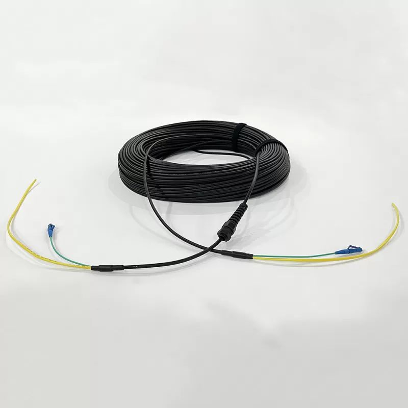 hybrid electro-optical fiber cable