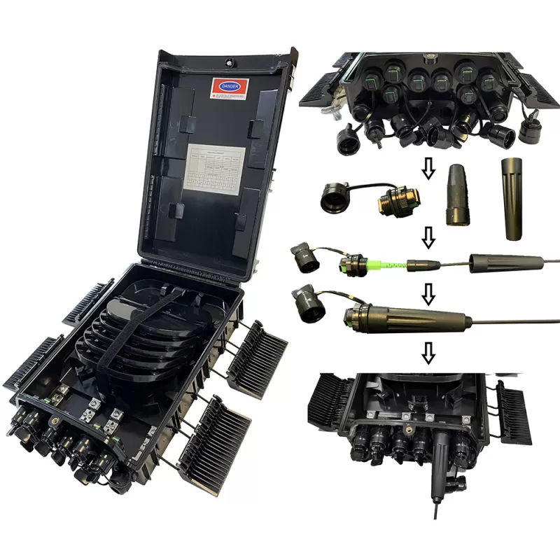 12 Core Fiber Optic Terminal box