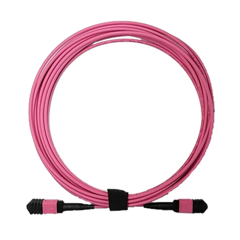 8 12 24 Fiber MPO to MPO Trunk Cable OM4 Fiber Patch Cord