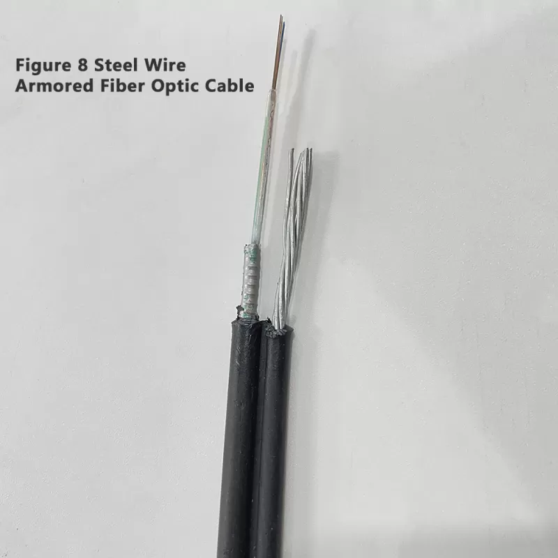 Figure 8 Steel Wire armored Fiber Optic Cable