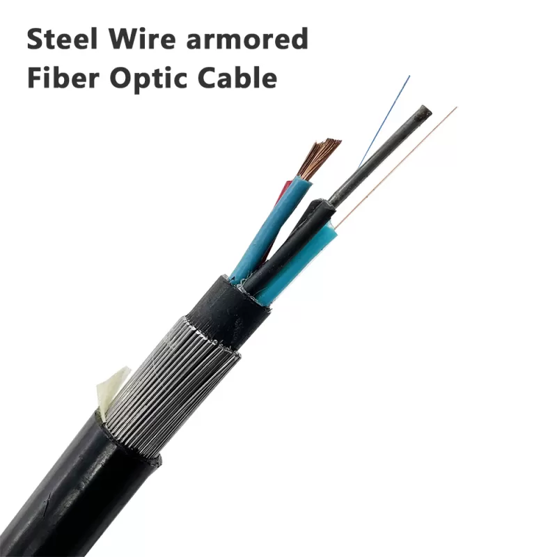 Steel Wire Armored Fiber Optic Cable Underwater Optical Cable