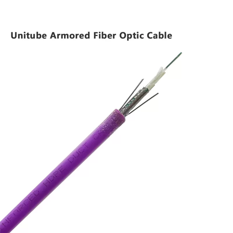 Unitube Armored Fiber Optic Cable
