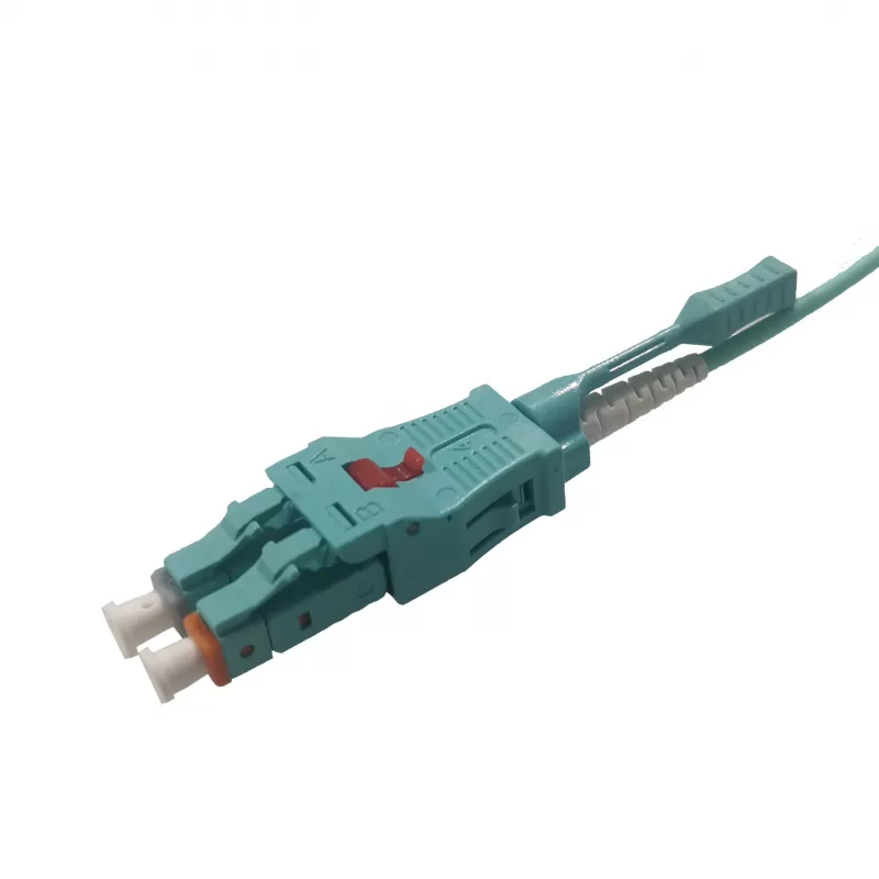 Switchable Polarity LC UPC Uniboot Connector with Push Pull Tab